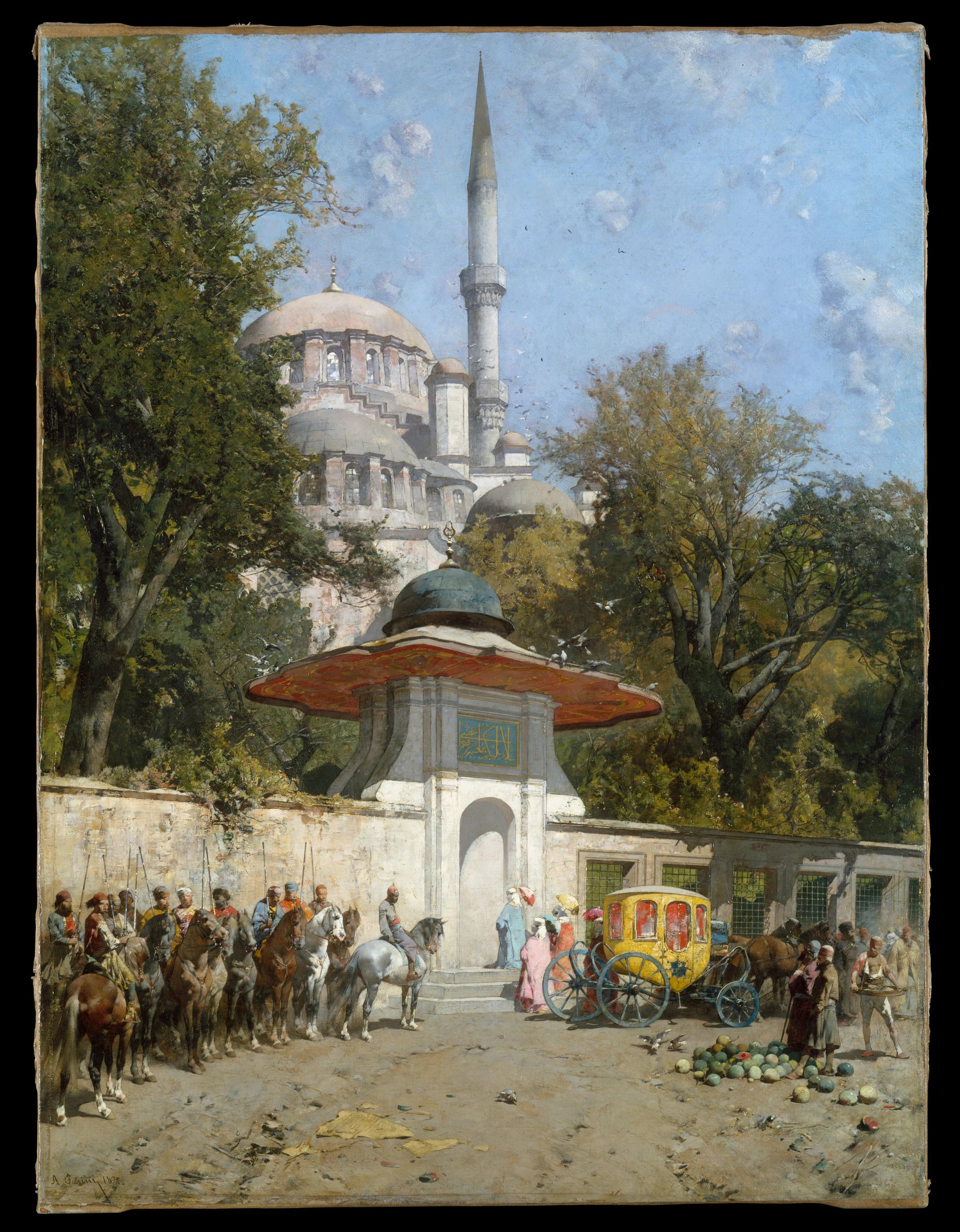 Une mosquée - Alberto Pasini