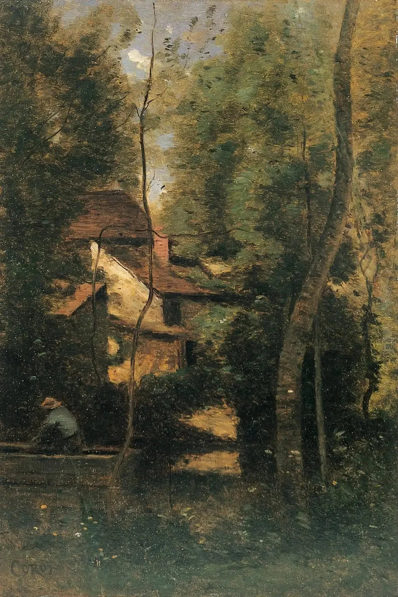 Mothois (Oise) perto de Gournay-en-Bray - Jean-Baptiste Camille Corot