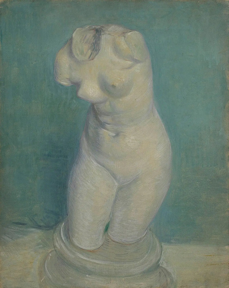 Molde de gesso do torso de uma mulher - Vincent van Gogh