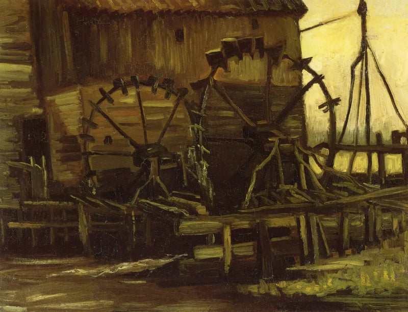 Moinho de água de Gennep - Vincent van Gogh
