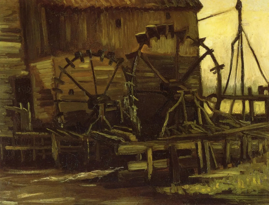 Moinho de água de Gennep - Vincent van Gogh