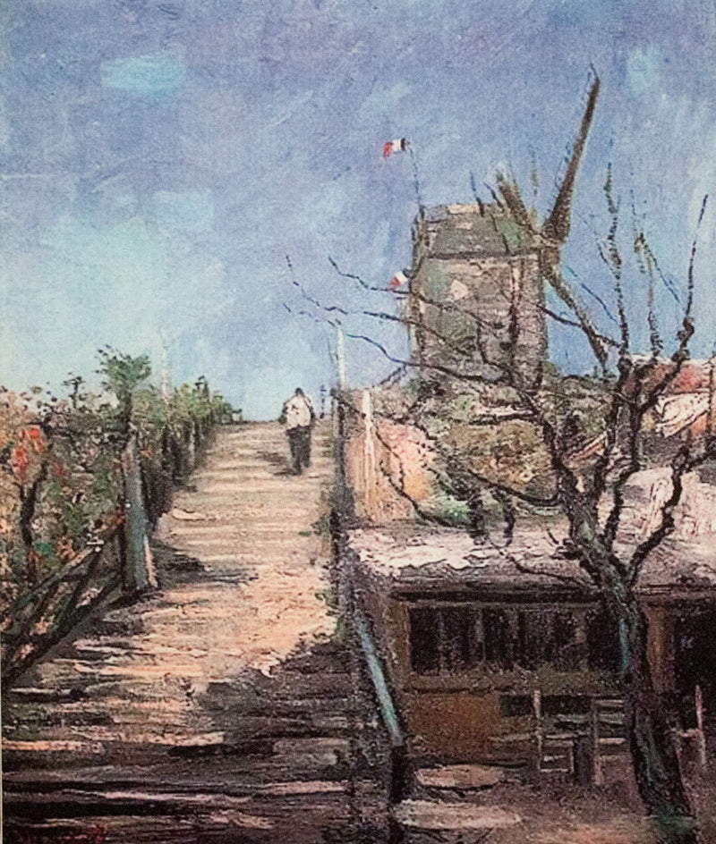 Moinho de vento de Montmartre - Vincent van Gogh