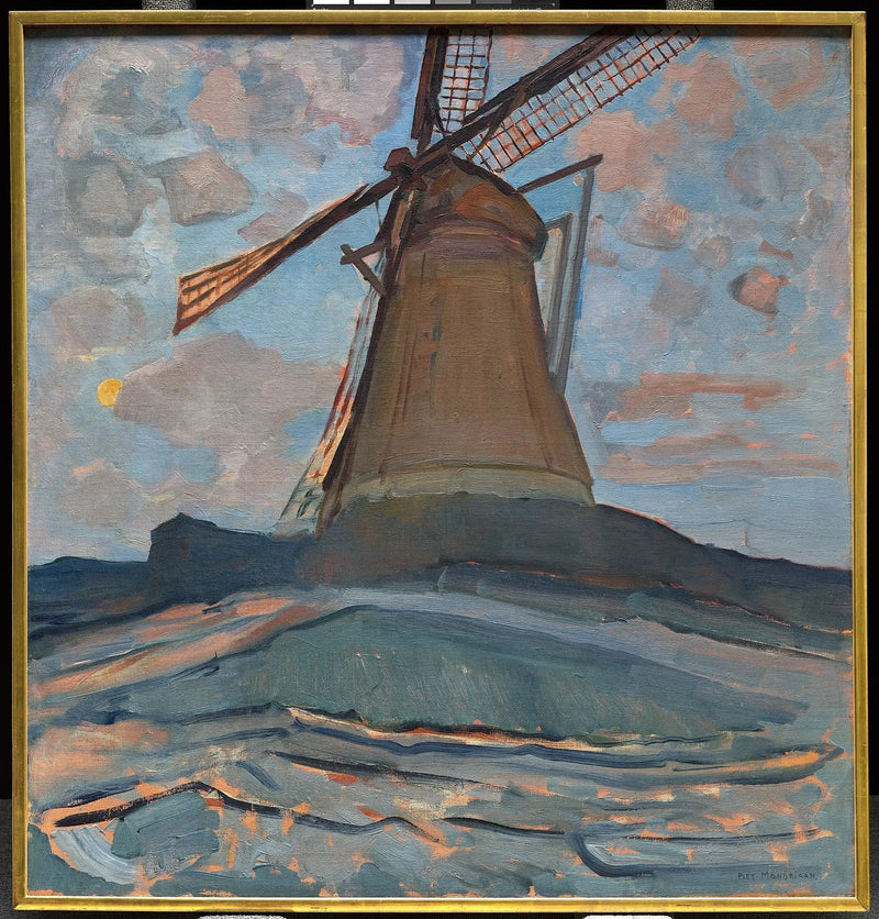 Moinho de vento - Piet Mondrian