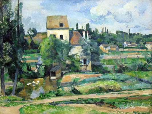 Moulin de la Couleuvre à Pontoise - Paul Cézanne - Reproductions de tableaux et peintures haut de gamme