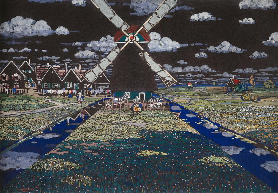 Moinho na Holanda - Vassily Kandinsky