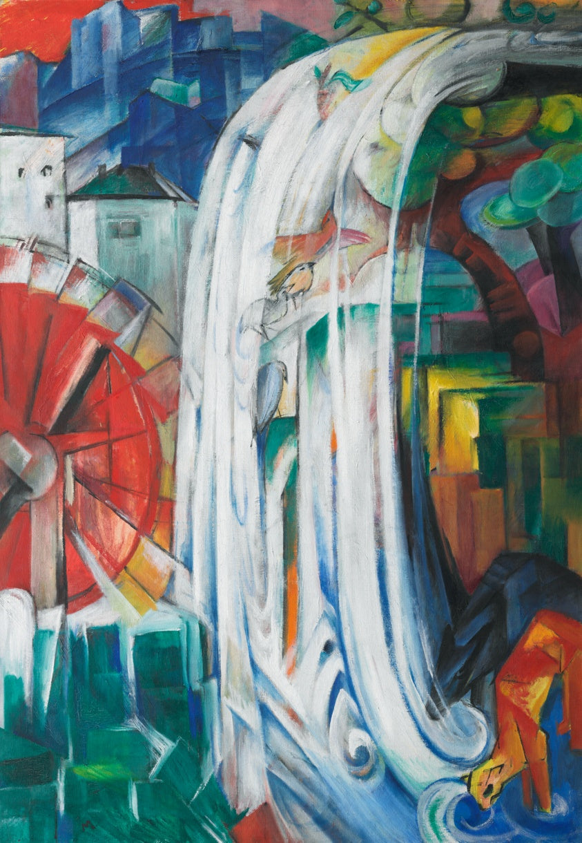 Le Moulin ensorcelé (Chicago), Franz Marc — reproduction de peinture à l’huile