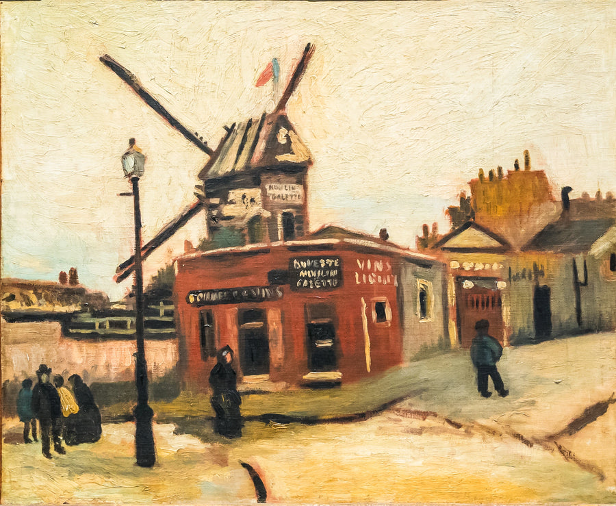 O Moinho de la Galette - Vincent van Gogh