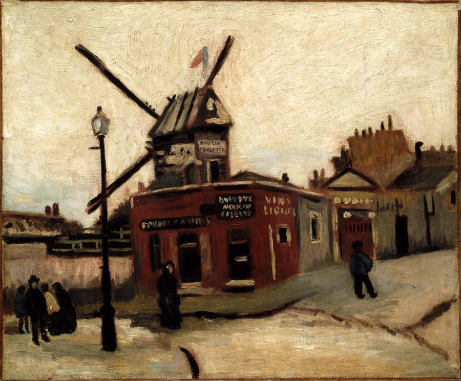 O Moinho de la Galette - Vincent van Gogh