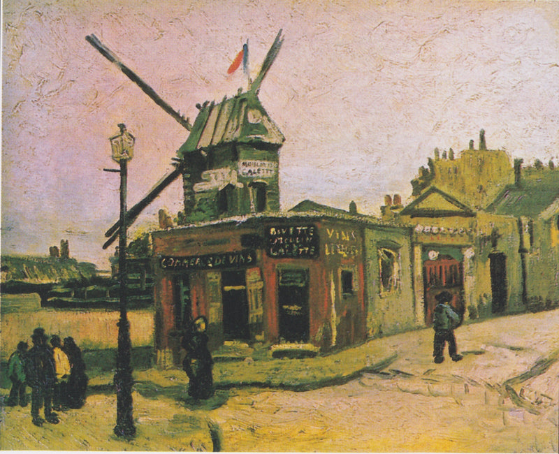 O Moinho de la Galette - Vincent van Gogh