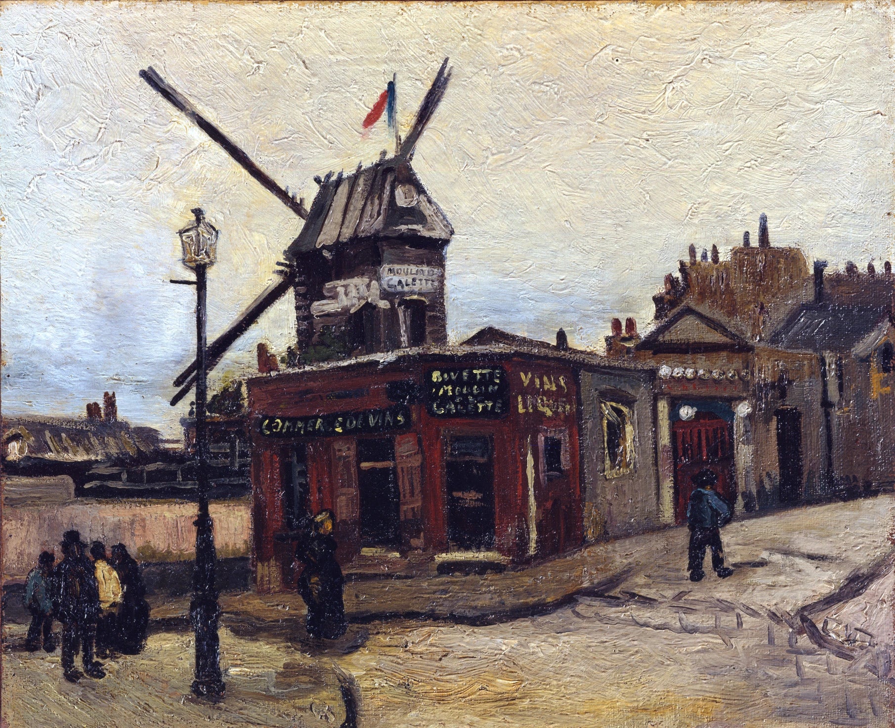 Le Moulin de la Galette F228 de Vincent van Gogh, Alte Nationalgalerie Berlin