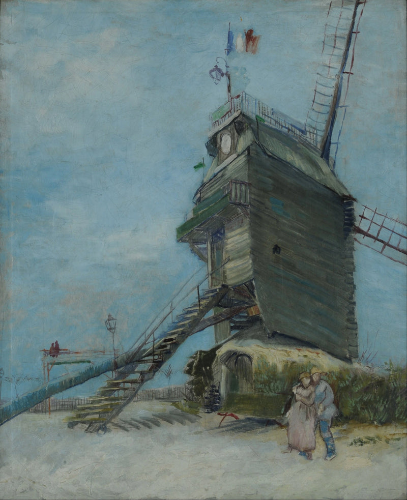 O Moinho de la Galette - Vincent van Gogh