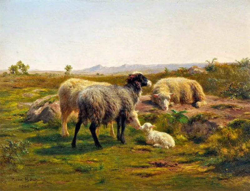 Ovelhas e cordeiro - Rosa Bonheur