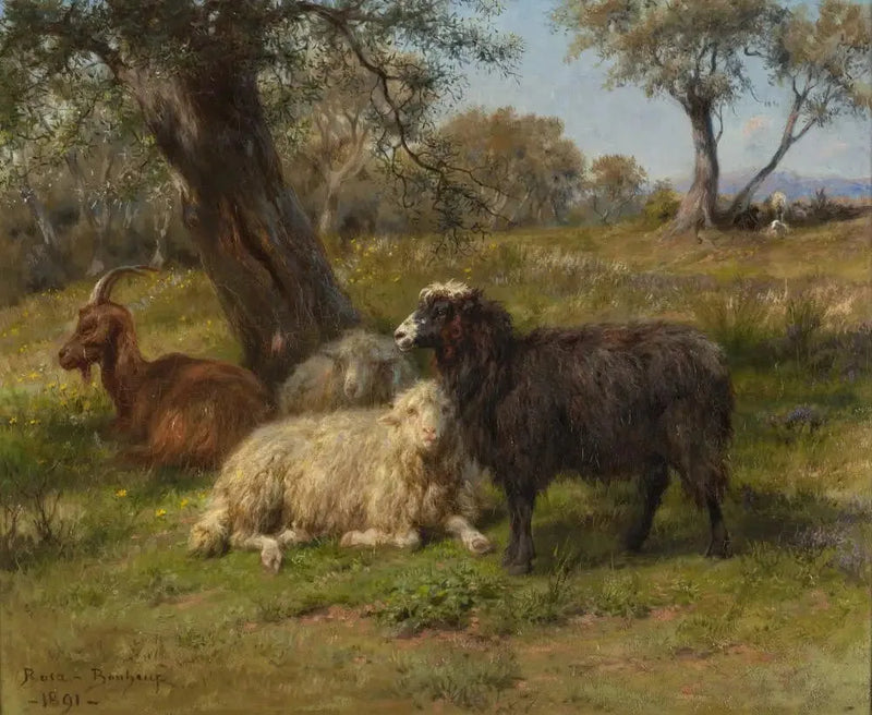 Ovelhas e cabras - Rosa Bonheur