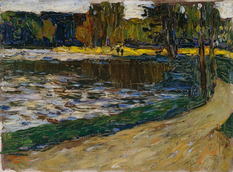Munique - Jardim inglês - Vassily Kandinsky