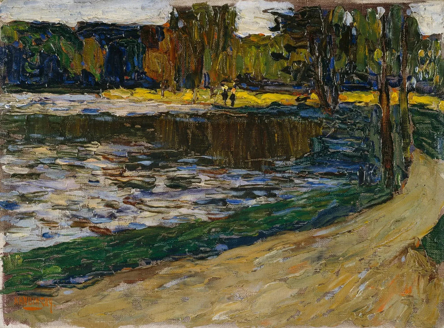 Munique - Jardim inglês - Vassily Kandinsky