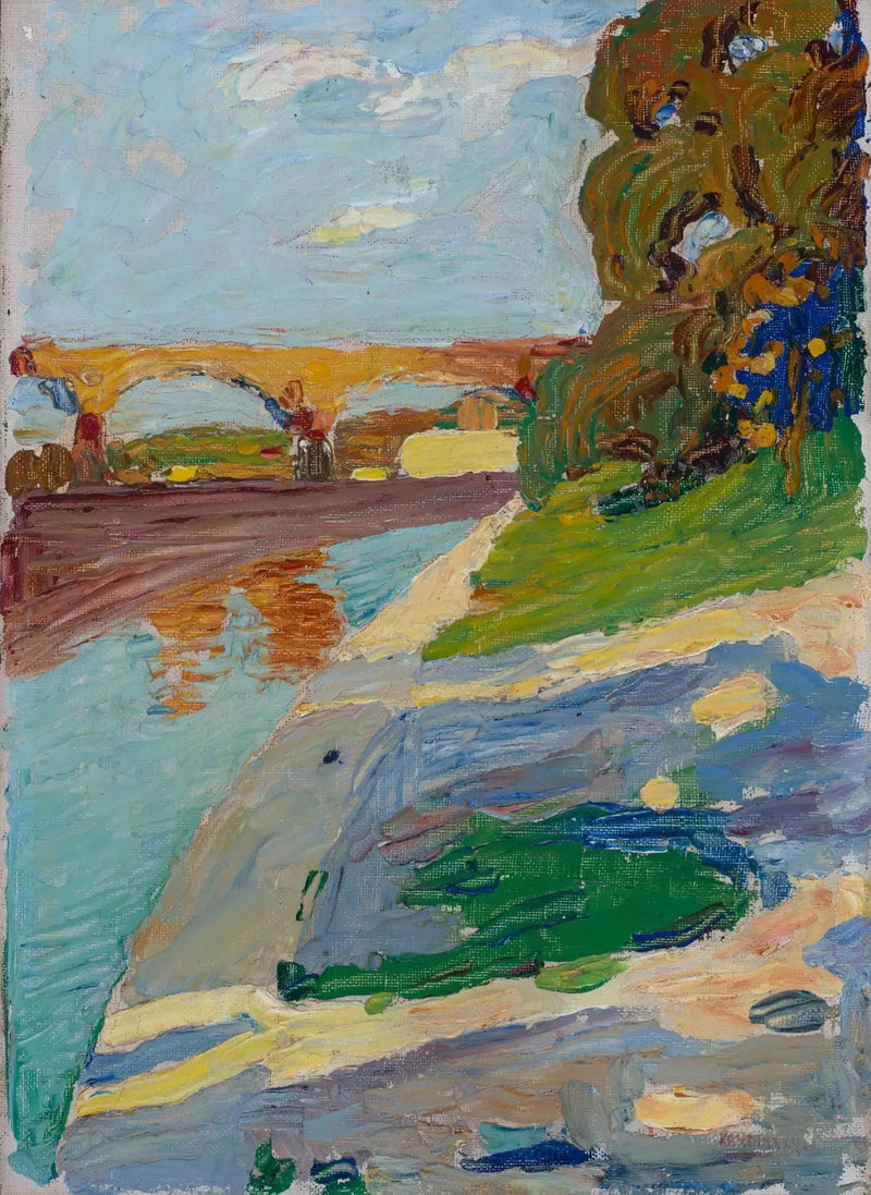 Munique - O Isar - Vassily Kandinsky