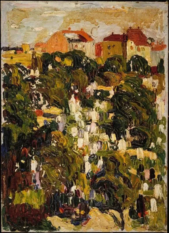 Munique, o cemitério do Norte - Vassily Kandinsky