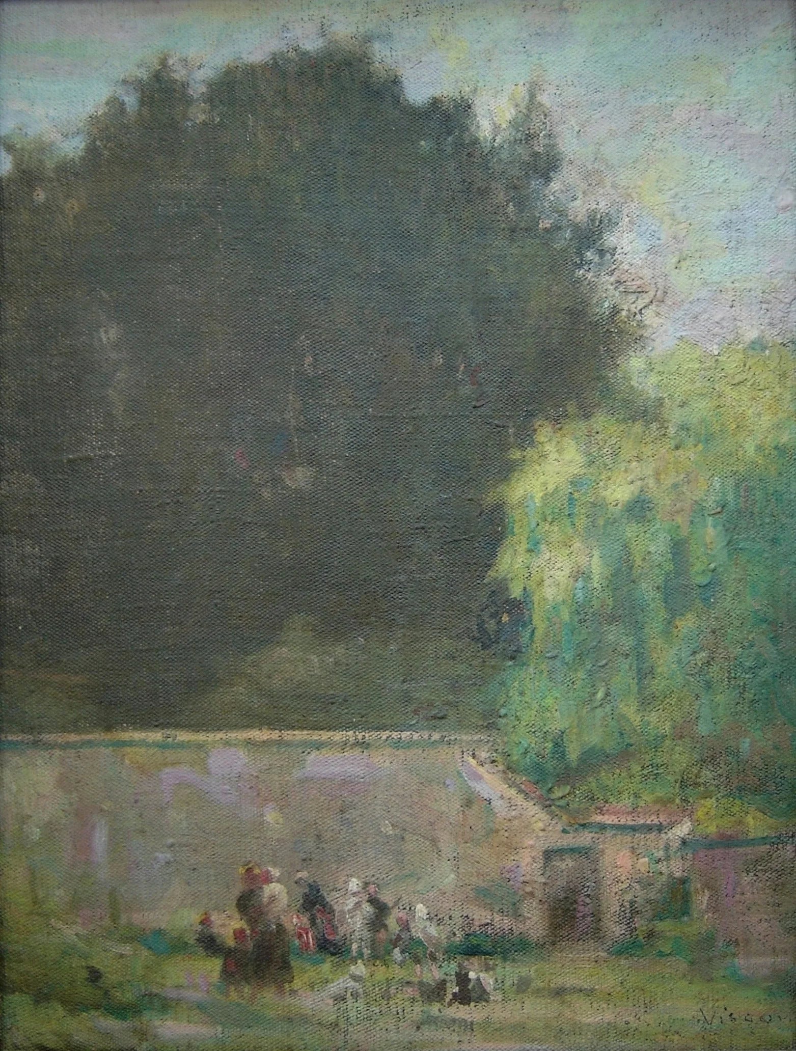 Mur de quintal - Eliseu Visconti image 1 reproduction d’œuvre d’art à l’huile