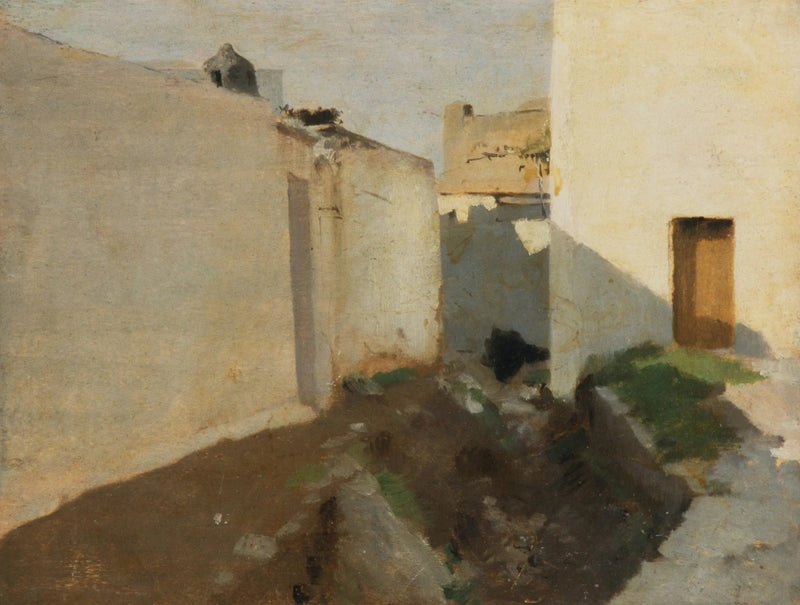 Paredes brancas ao sol, Marrocos - John Singer Sargent