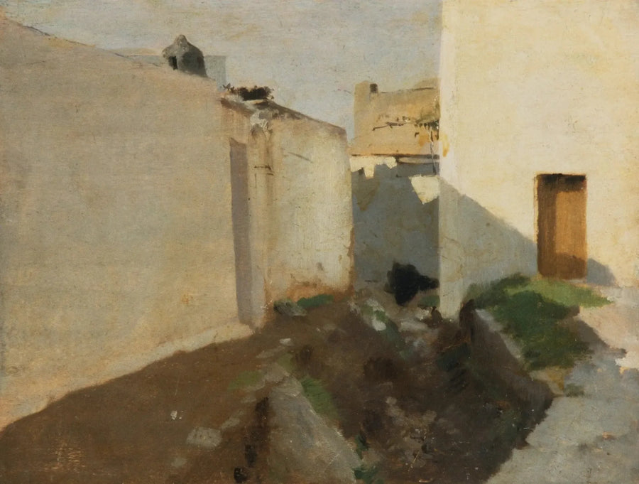 Paredes brancas ao sol, Marrocos - John Singer Sargent