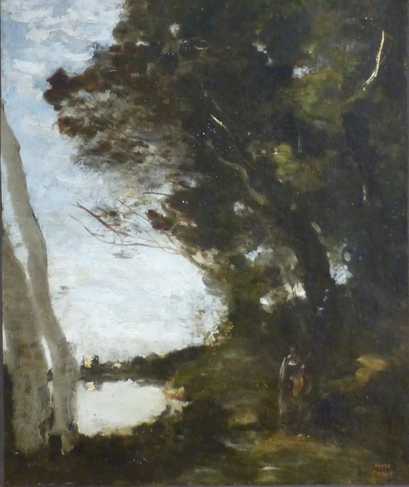 Museu sob árvores - Jean-Baptiste Camille Corot