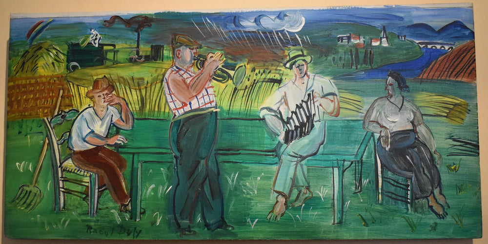 Musiciens à la campagne - Raoul Dufy image 1 copie de tableau peinte à la main