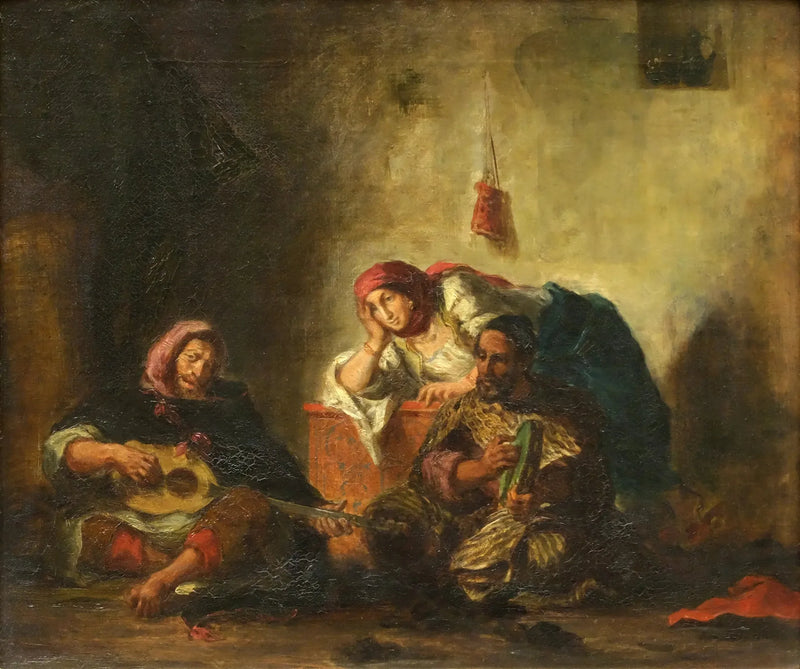 Músicos judeus de Mogador - Eugène Delacroix