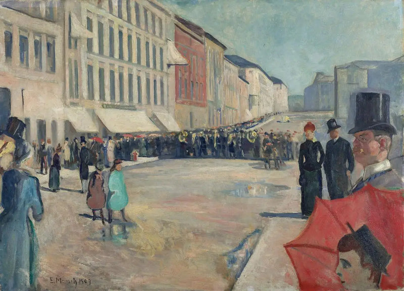 Música sobre Karl Johan - Edvard Munch