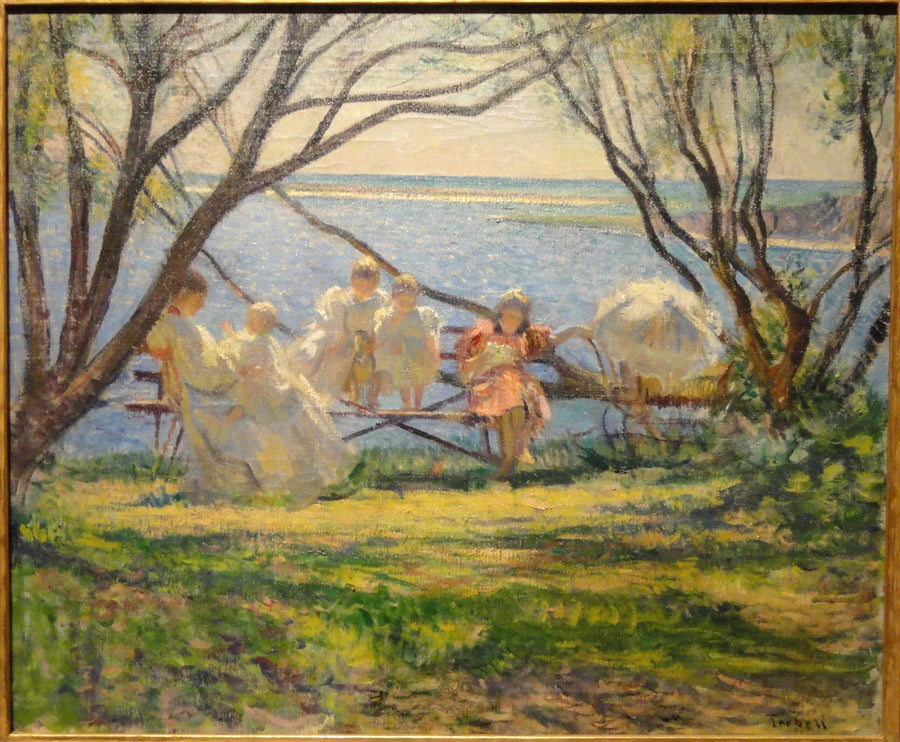 Minha Família em Cotuit - Edmund Charles Tarbell