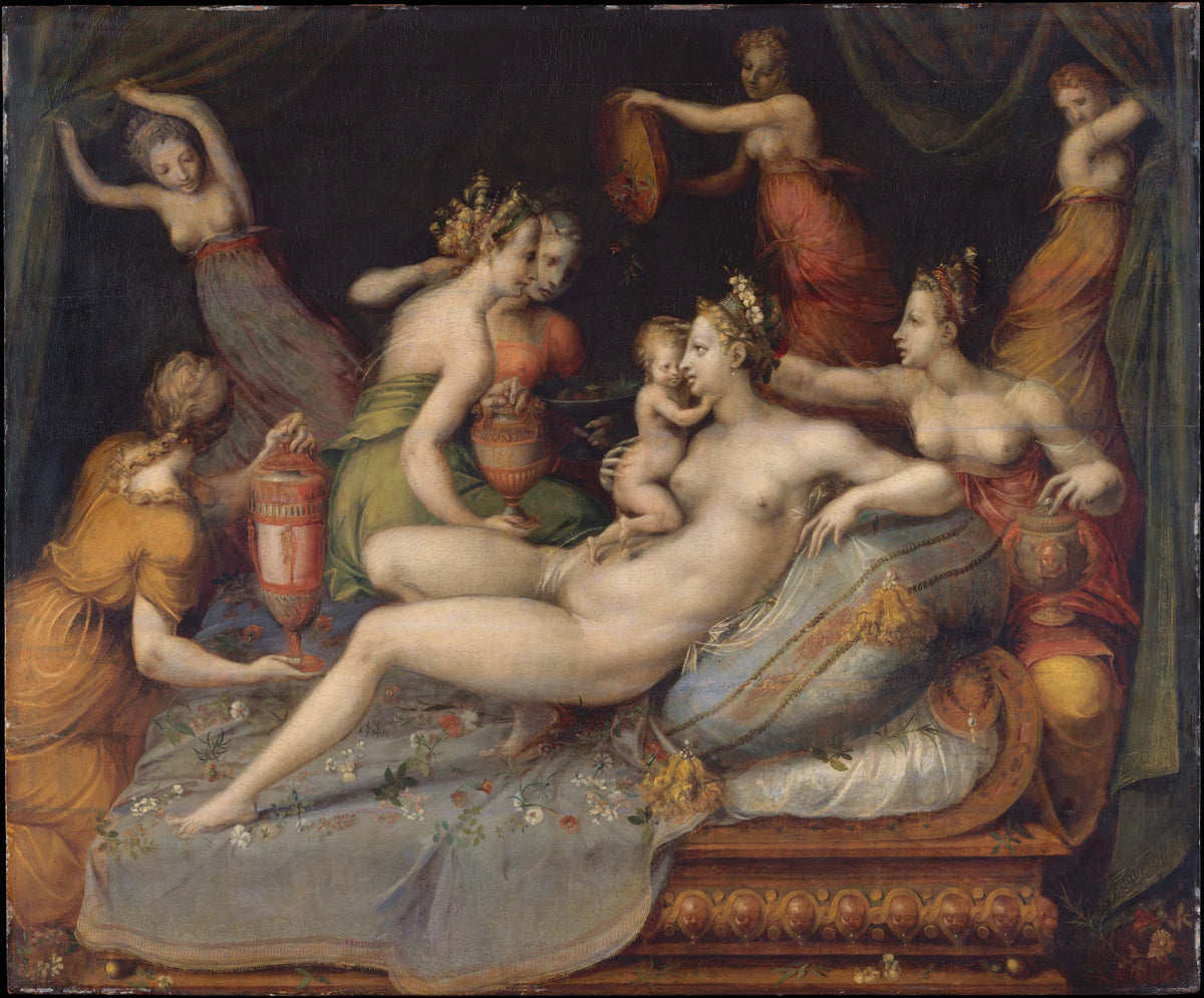 O Nascimento do Cupido - Master of Flora