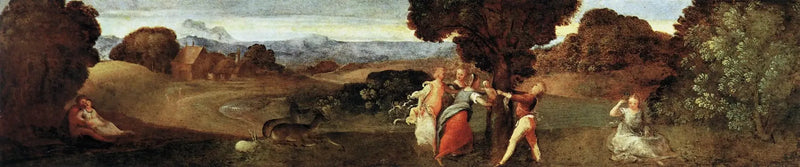Nascimento de Adônis - Titian