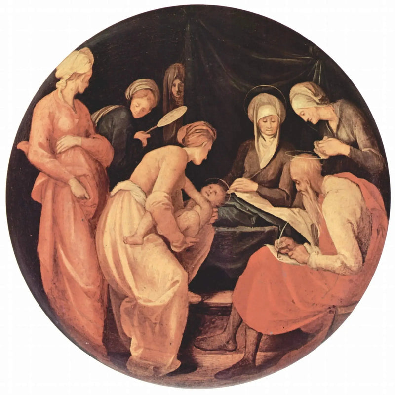 Nascimento de Jean-Baptiste - Pontormo