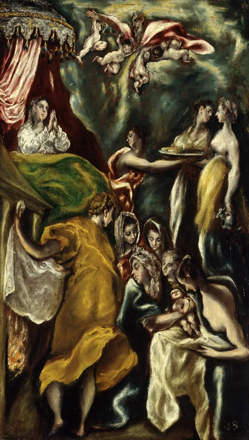 Nascimento de Maria - El Greco