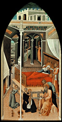 Nascimento de São João Batista - Giovanni di Paolo