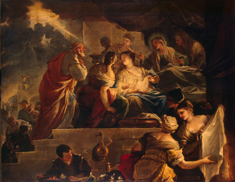 Nascimento de São João Batista - Luca Giordano