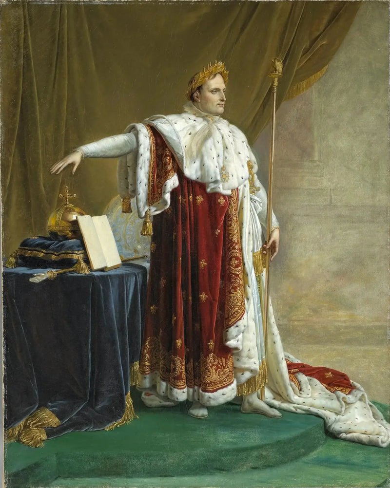 Napoleão I em traje de coroação - Anne-Louis Girodet