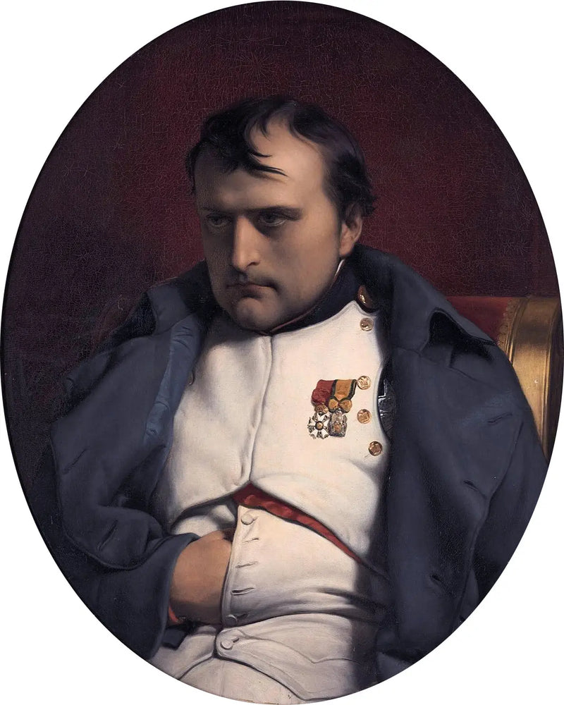 Napoleão em Fontainebleau, 31 de março de 1814 - Paul Delaroche