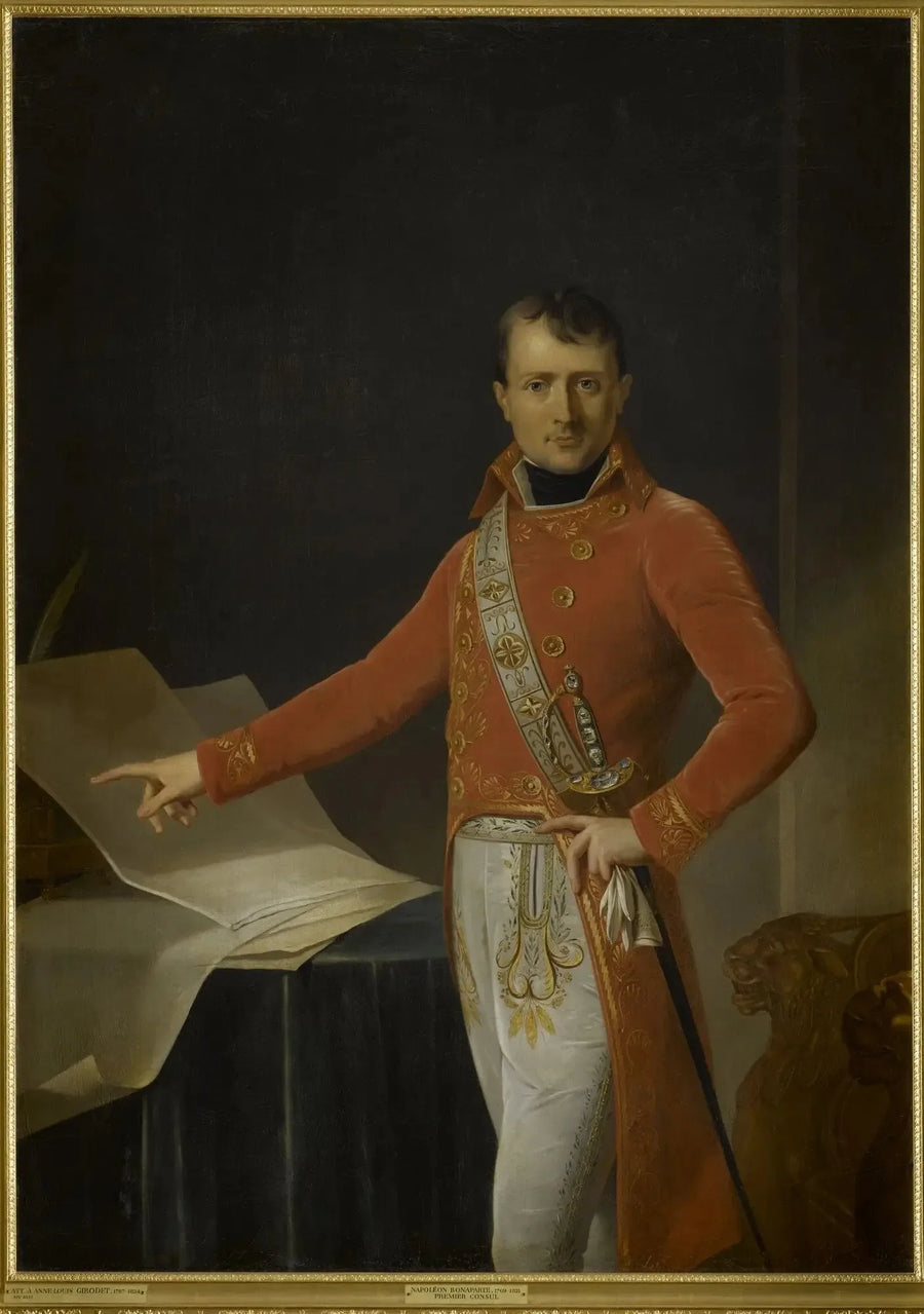 Napoleão Bonaparte então Primeiro Cônsul - Anne-Louis Girodet