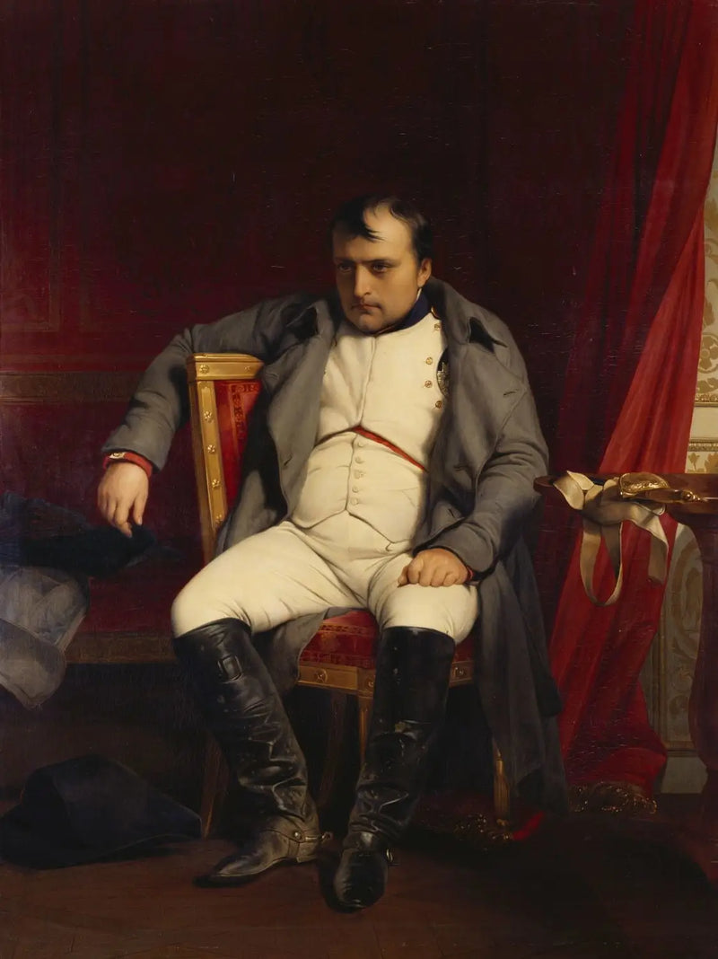 Napoleão I no Fontainebleau em 31 de março de 1814 - Paul Delaroche