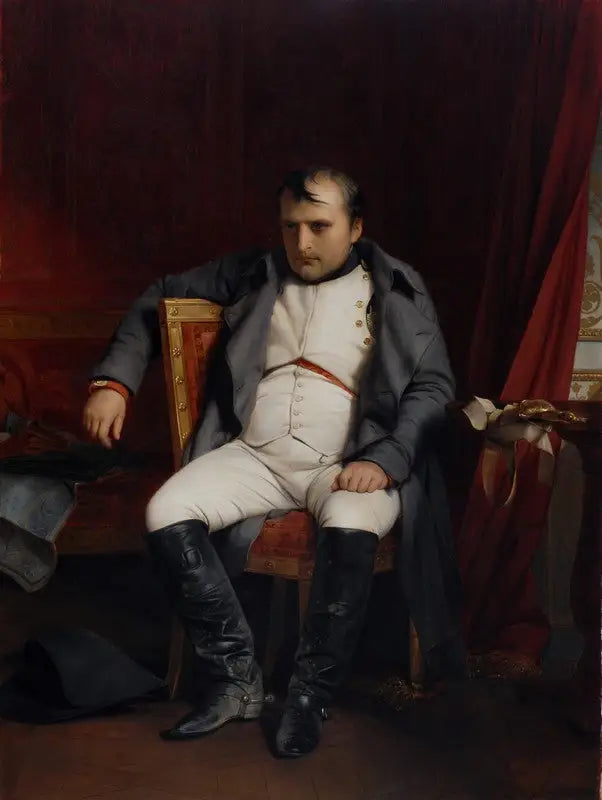 Napoleão I no Fontainebleau em 31 de março de 1814 - Paul Delaroche