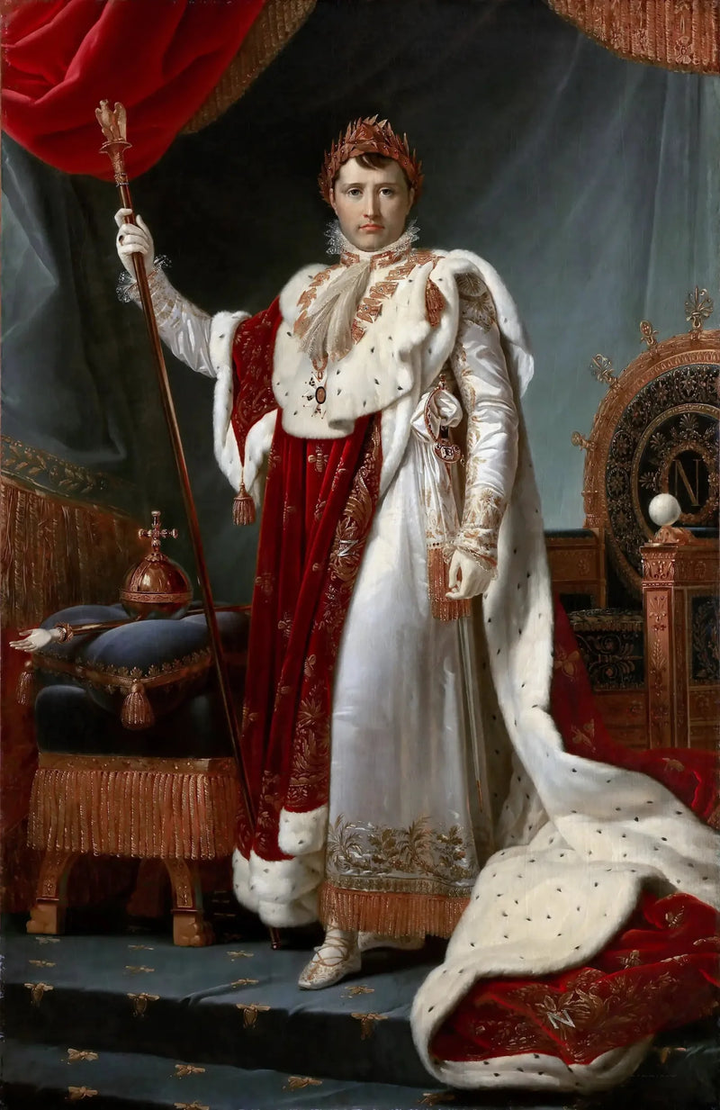 Napoleão I em traje de coroação - François Gérard
