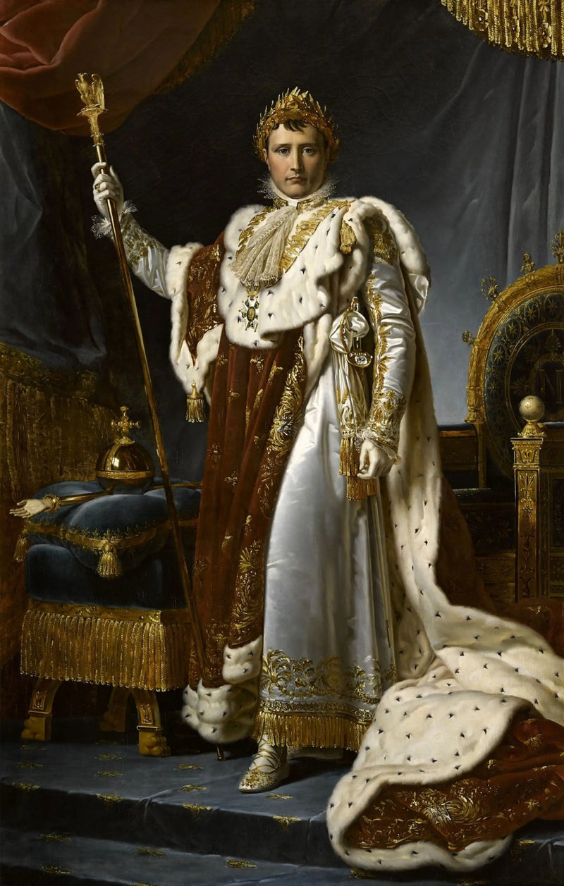 Napoleão I em traje da Coroação - François Gérard