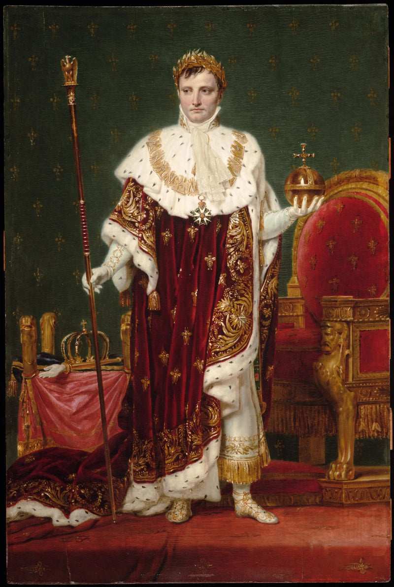 Napoleão I em trajes imperiais - Jacques-Louis David
