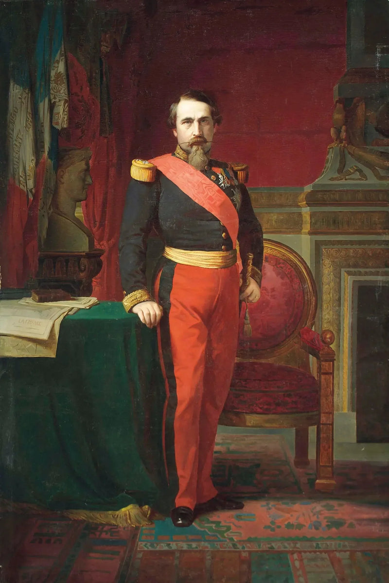 Napoleão III, imperador dos franceses - Hippolyte Flandrin