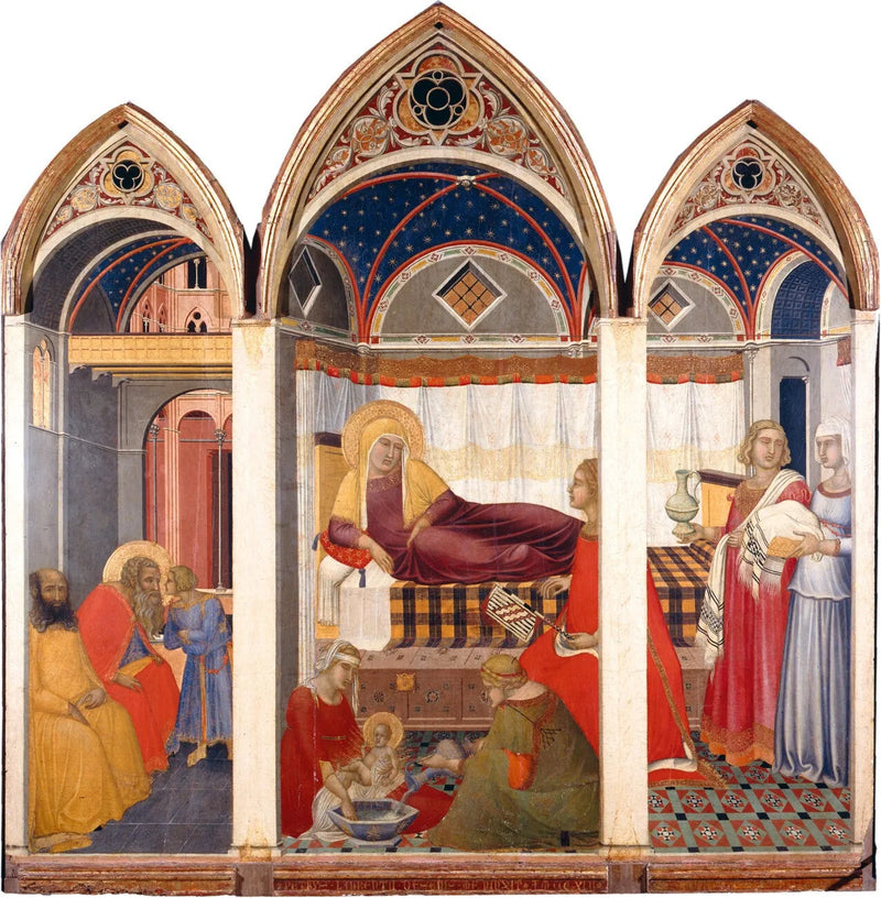 Natividade da Virgem - Pietro Lorenzetti