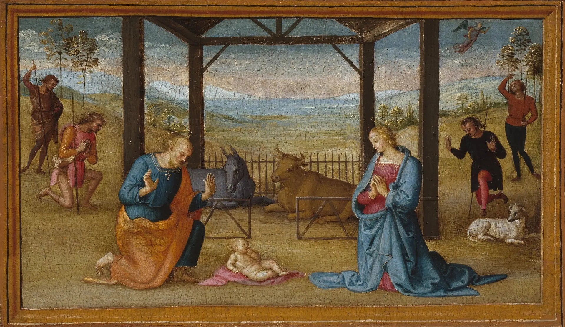 Nativité - Pietro Perugino image 1 tableau peint à l’huile sur toile