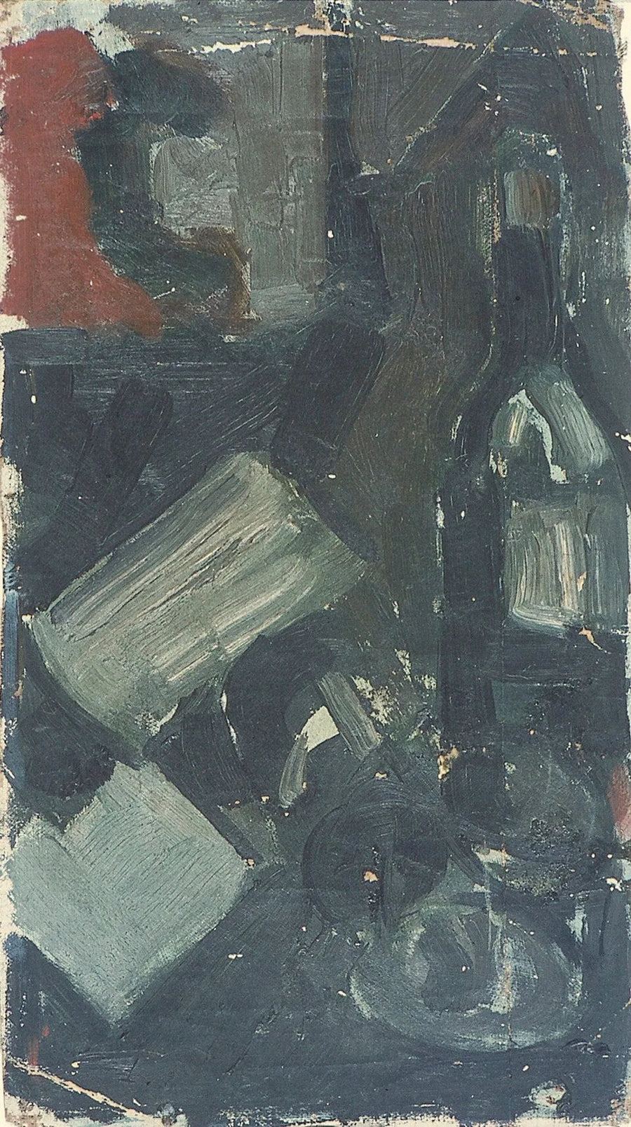 Nature morte à la bouteille - Theo van Doesburg