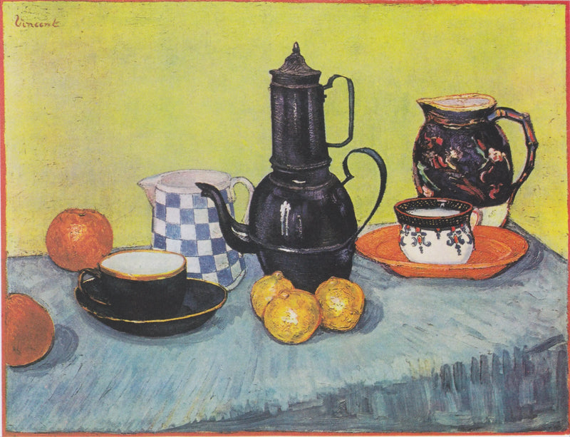 Natureza morta com cafeteira - Vincent van Gogh