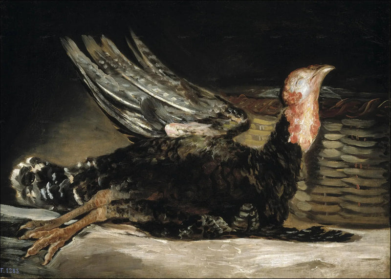 Natureza morta com peru - Francisco de Goya