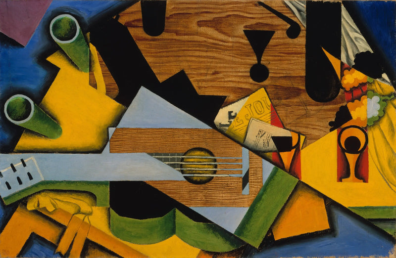 Natureza morta com violão - Juan Gris